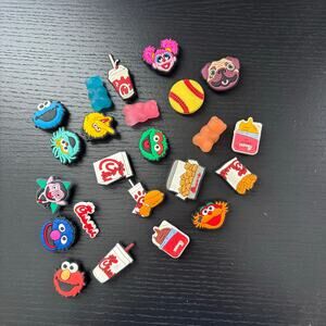 Croc Shoe Charms Chik-fil-A and Sesame Street 22 pieces